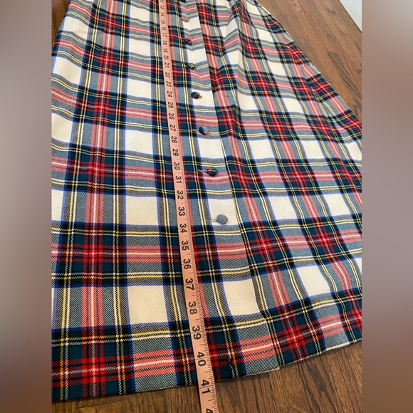 Maxi plaid straight skirt - Picture 5 of 9